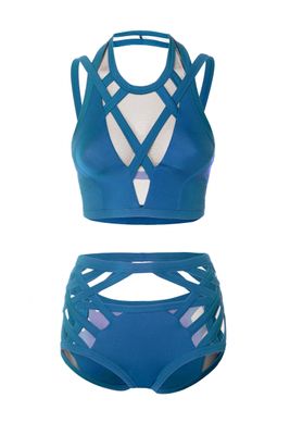 Mila Krasna - BISERA top mazda blue