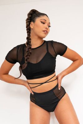 Lunalae Ember top - Black