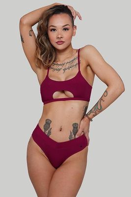 The Hills Bottoms - Ribbed Plum