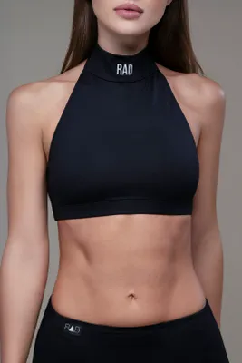 RAD Polewear - Eve Choker Top Black