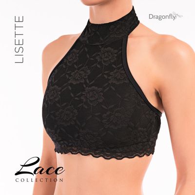 Dragonfly - Lisette Top - Lace Collection Black/Svart