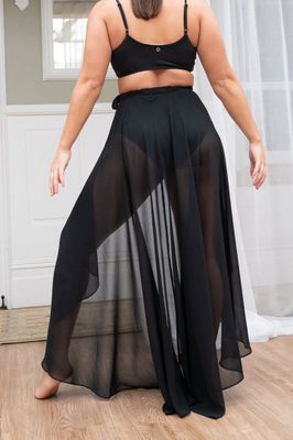 Lunalae High Waist Wrap Dance Skirt