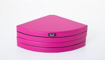 Lupit Pole Crash Mat Round Standard Rosa 12cm och 8cm