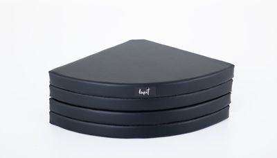 Lupit Pole Crash Mat Round Standard Svart, D 1500mm, T 12cm och 8cm
