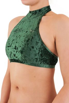 Dragonfly - Lisette top velvet Green
