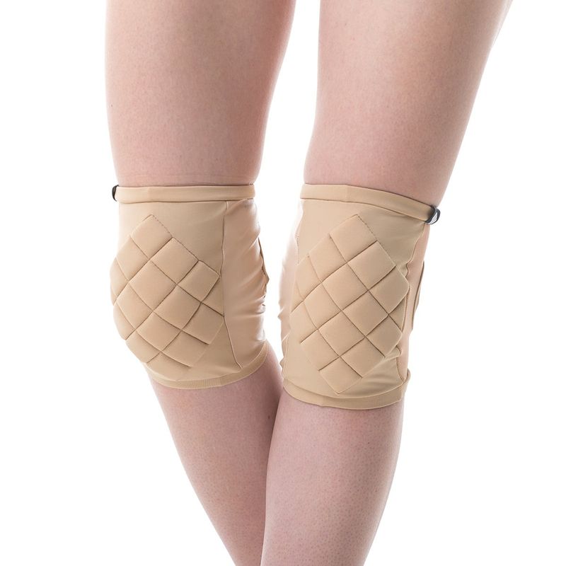 Poledancerka knee pads NUDE with Pockets