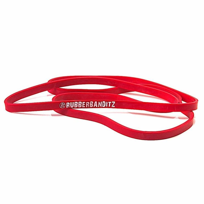 Resistance Band Medium - Neon Red Fuschia - 13mm x 104cm - 9-16 kg