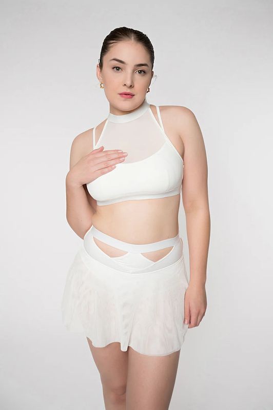 Zasha Polewear LAYLA SKORT WHITE