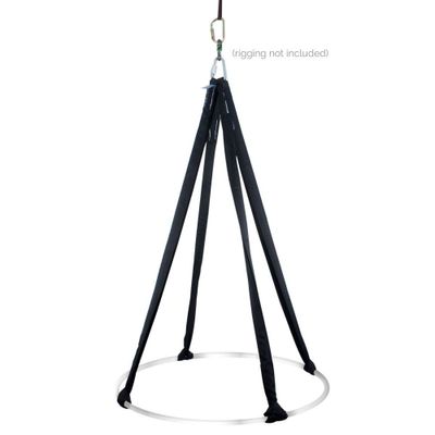 Firetoys 0 Point Aerial Hoop - White Sparkle
