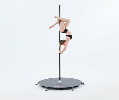 LUPIT POLE STAGE - Powder Coated Black - Quick Lock - 45mm Korta Ben
