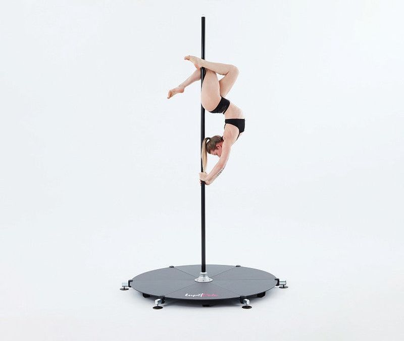 LUPIT POLE STAGE - Powder Coated Black - Quick Lock - 45mm Korta Ben