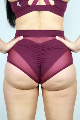 Rarr Designs - Maddox Super High Waist Short PLUM