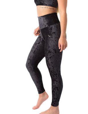 Dragonfly - Velvet leggings Adele Black