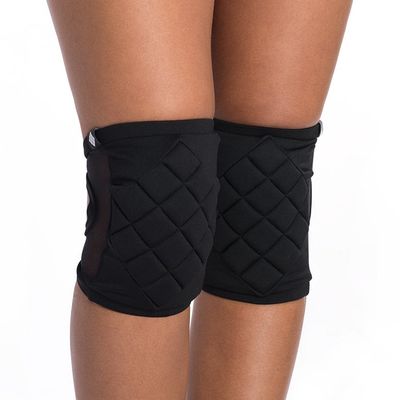 Poledancerka knee pads BLACK with Pockets