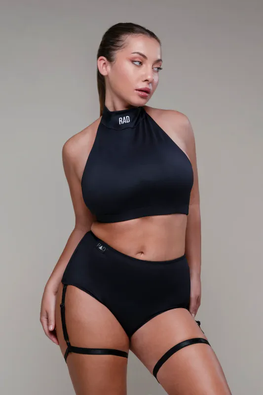 RAD Polwear - Eve Garter Bottom Black
