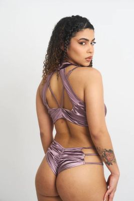 Zasha Polewear - Sabrina Bodysuit Mauve