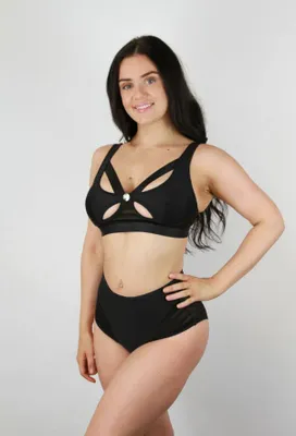 Rarr Designs - Alexis Butterfly Bralette BLACK