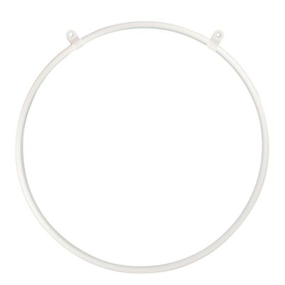 Firetoys 2 Point Aerial Hoop - White Sparkle