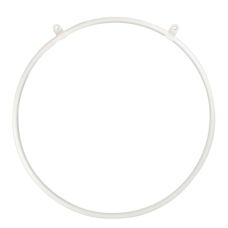 Firetoys 2 Point Aerial Hoop - White Sparkle