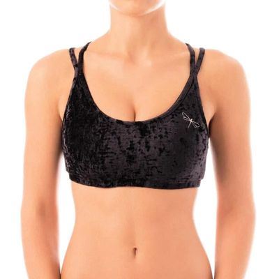 Dragonfly - Nicole Top Velvet Black