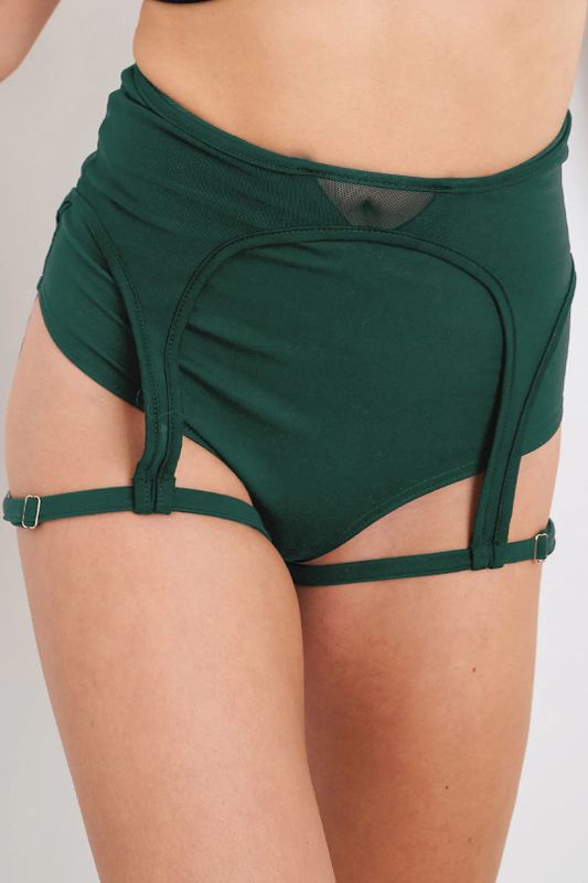 Lunalae Cora High Waist Bottom Recycled MOSS GREEN