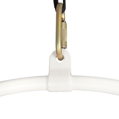 Firetoys 1 Point Aerial Hoop - White Sparkle