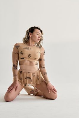 DressinUp Art Atelier - DANCE TATOO Top Nude