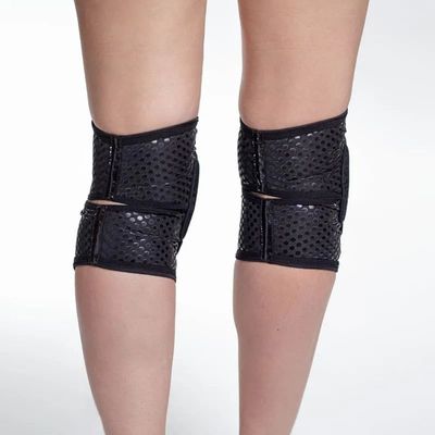 Queen PoleWear Grippy Knee Pads – WILD – Black