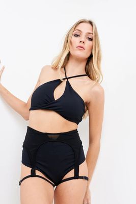 Lunalae Cora High Waist Bottom Recycled BLACK