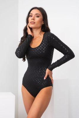 Lunalae Sticky Grip Long Sleeve Bodysuit Recycled