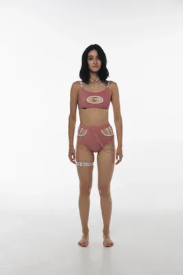 DressinUp Art Atelier Shorts Amoria Lurex Pink