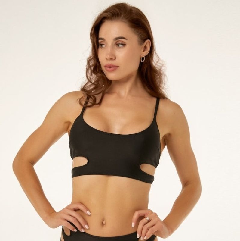 Polerina Wear - TOP Cheeky - Black