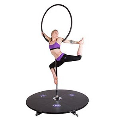 Lyra Pole 950mm & 1050mm Svart
