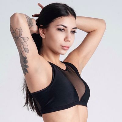 Polerina Wear - Top Dicentra - Black