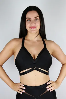 Rarr Designs - Yasmin Plunge Bralette BLACK