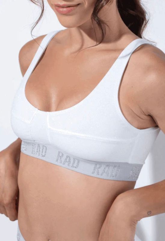 RAD Atlantida top glitter - White