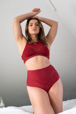 Lunalae Ella Mesh High Waist Bottoms Recycled