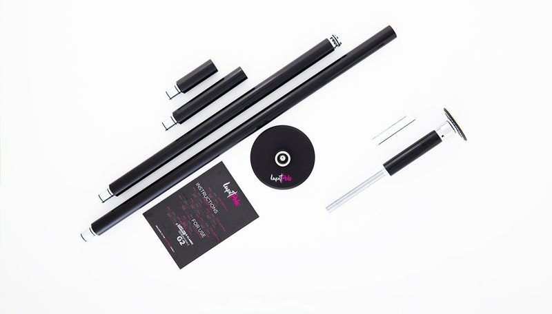 Lupit Pole Classic G2 - Quick Lock - Powder Coated Black 45mm
