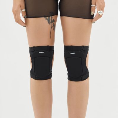 Queen PoleWear Adjustable Knee pads – PRO 5 EASY TOUCH – Black