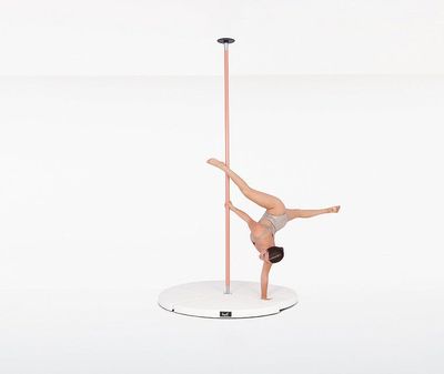 Lupit Pole Crash Mat Round Standard Vit 12cm och 8cm