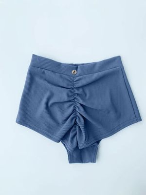 Lunalae HW Basic Short Ribbed Twilight