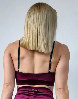 DressinUp Art Atelier Classic Velvet High Waist Shorts Burgundy