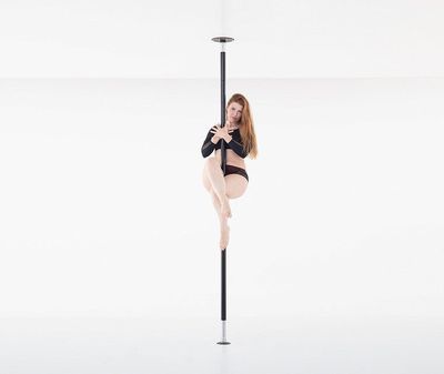 Lupit Pole Diamond G2 Powder Coated Black 45mm