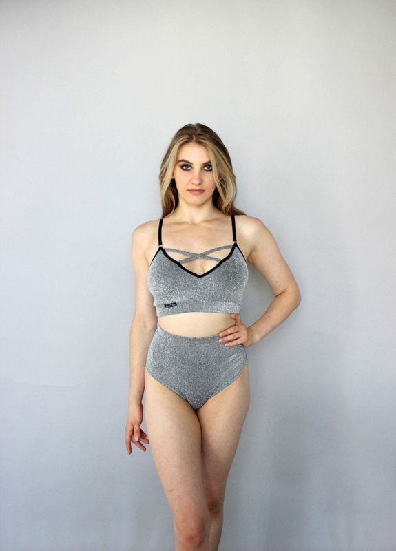 DressinUp Art Atelier - Lurex Top Light Silver