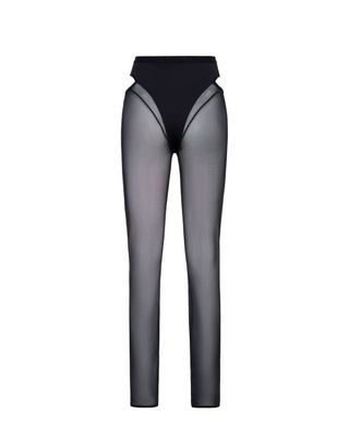 Queen PoleWear Mesh Leggins – CANDY – Black