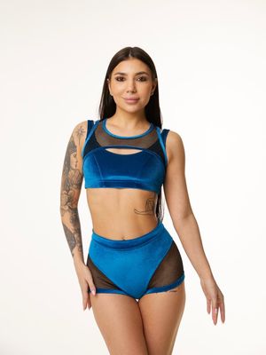 Polerina Bottom Vol.2 Sea blue (velvet)