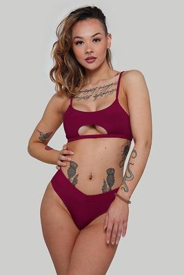 The Hills Bottoms - Ribbed Plum