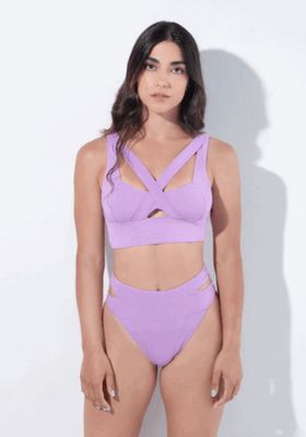 RAD XX glitter top - Lilac