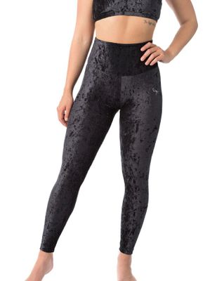 Dragonfly - Velvet leggings Adele Black