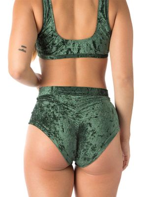 Dragonfly - Velvet pole shorts Lola Green